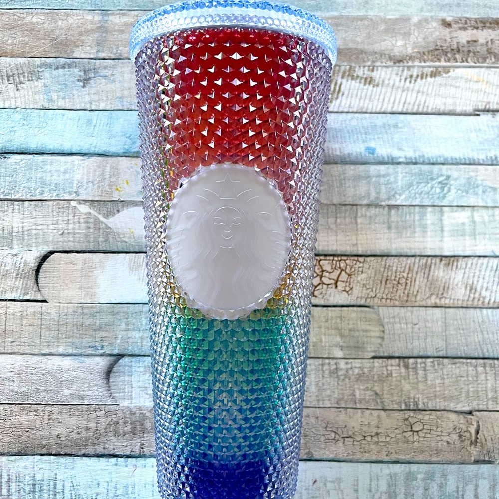 Starbucks PRIDE rainbow 🌈 studded tumbler NWT